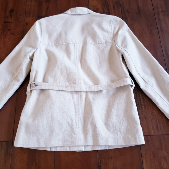 Madewell Women's Cotton-Linen Belted Blazer Jacket Size XS - Picture 8 of 13